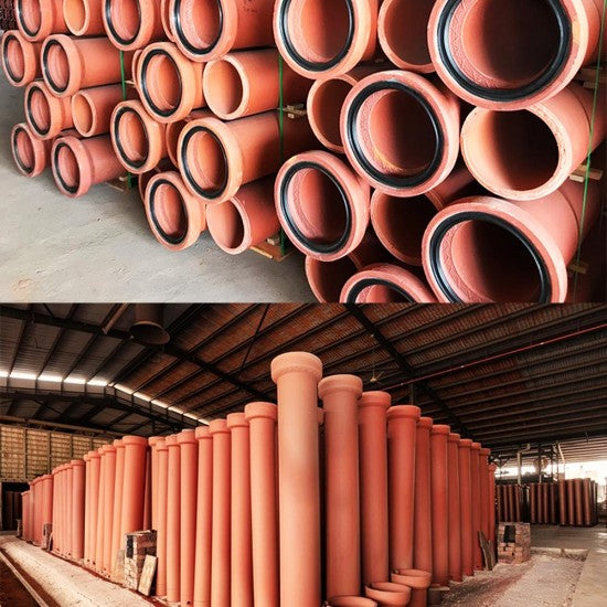 BSH Vitrified Clay Pipes (VCP) Straight Pipe 450MM (DIA) x 2.0M (L)